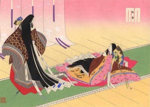 K859 海老名正夫 「舞妓」 日本画8号 師:宇田荻邨 (人物、菩薩