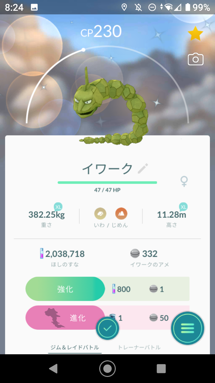 ポケモンgo イワーク 色違い 米と麺