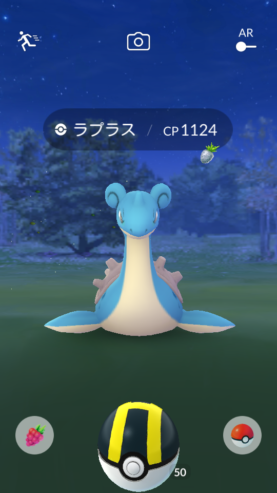 ポケモンgo 野生のラプラスはテンション上がる 米と麺