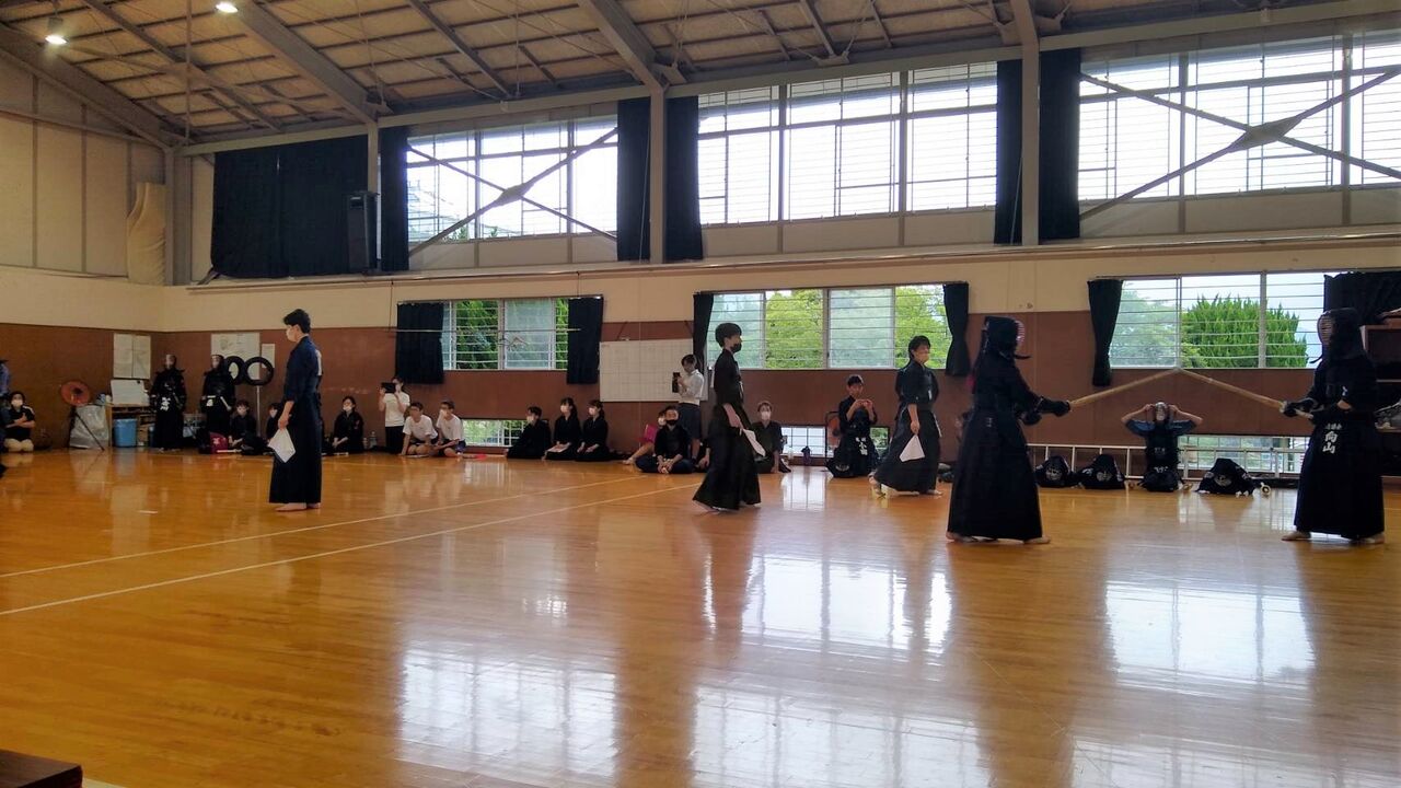 2020 7 23 亀岡高校練習試合 亀岡高校格技場 偃修館ニュース