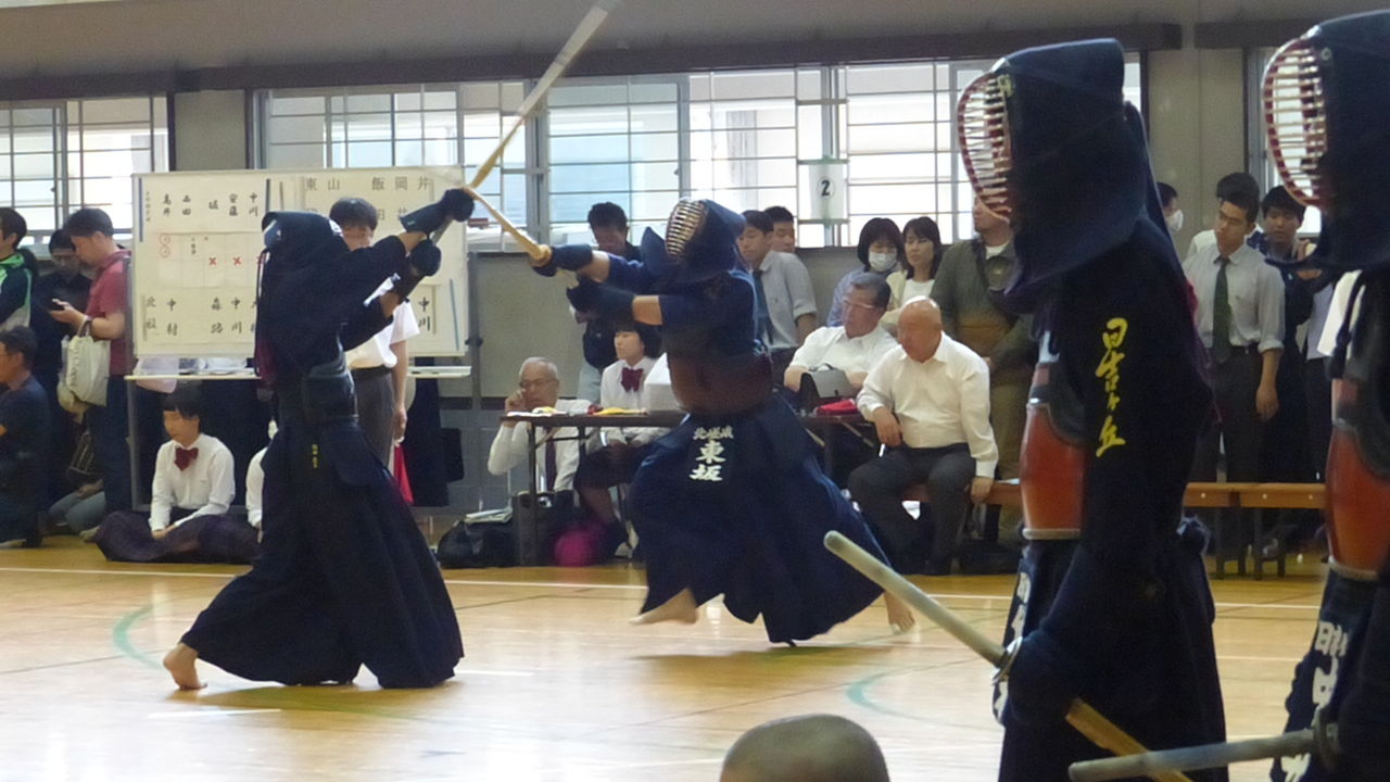 19 5 18 第７２回 京都府高等学校総合体育大会 久御山高校体育館 偃修館ニュース