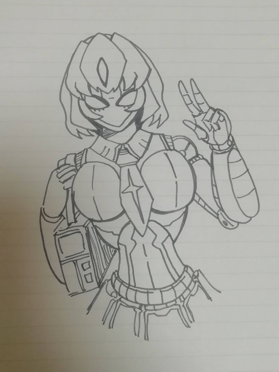 可愛いロボット女子高生のイラスト描いてみたｗｗｗｗｗｗｗｗｗｗｗｗｗｗｗｗｗｗ 気になるエンタまとめちゃんねる