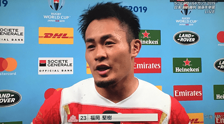 ラグビーw杯 福岡堅樹 医者目指すため今大会が最後のw杯と試合後語る 天は二物を与えてる エンタメッカ