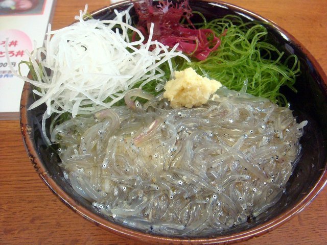 生シラス丼とかいう見た目の期待値の割にそんなに美味しくない物体