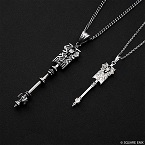 FINAL FANTASY XIV Silver Pendant <Crystal Exarch's Cane> S