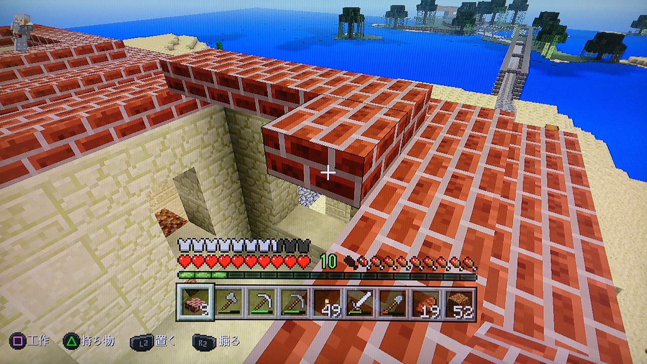 砂漠地帯に別荘を作る 2 えぽんのマイクラ開拓日記