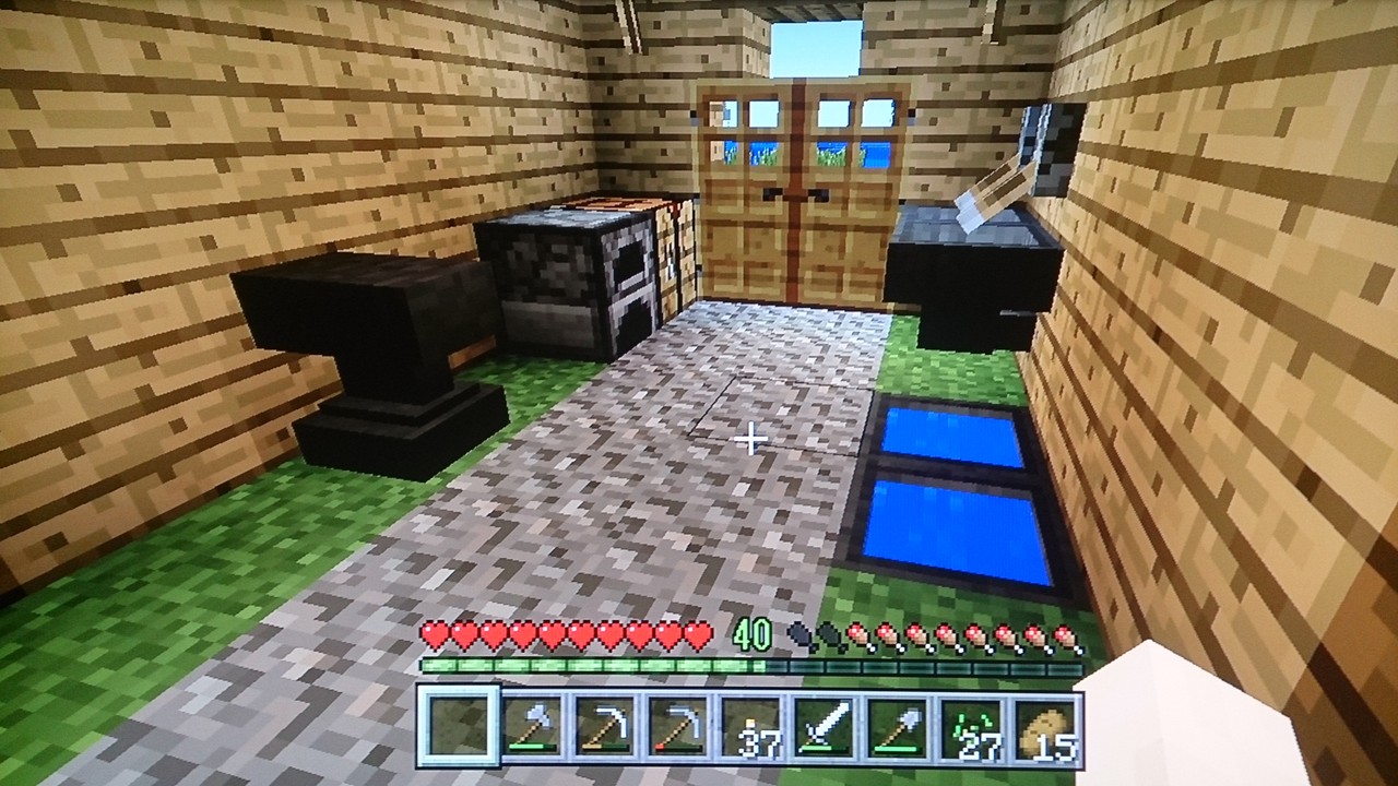 厩舎を作る 2 えぽんのマイクラ開拓日記 厩舎を作る 2 えぽんのマイクラ開拓日記