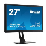 iiyama WQHD対応 AH-IPS27型ワイド液晶ディスプレイ(27inch/2560x1440/D-Sub/DVI/HDMI/DisplayPort/昇降スタンド) XB2776QS-B2