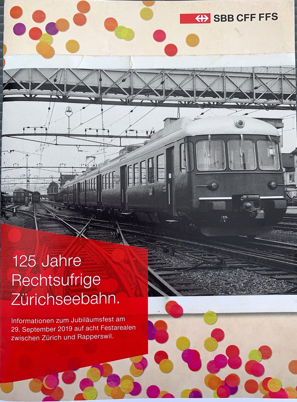 チューリッヒ湖岸を蒸気機関車が走る 125周年記念イベント スイスの街角から
