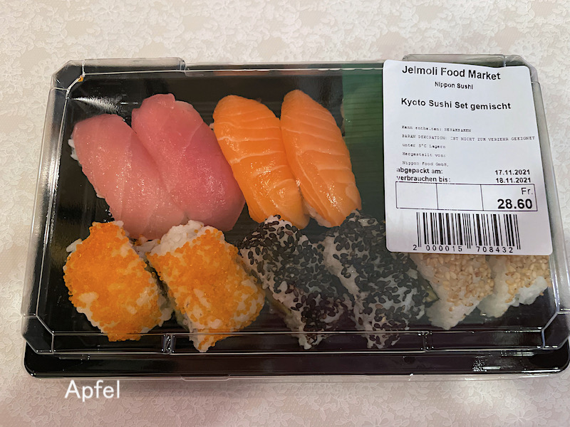 高すぎる〜！スイスのお寿司 : スイスの街角から