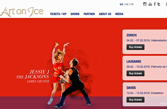 アート オン アイス 16 出演 予定 者発表 スイスの街角から