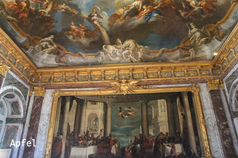 ヴェルサイユ宮殿1. 入場 〜 ヘラクレスの間、王室礼拝堂（2013春 パリ