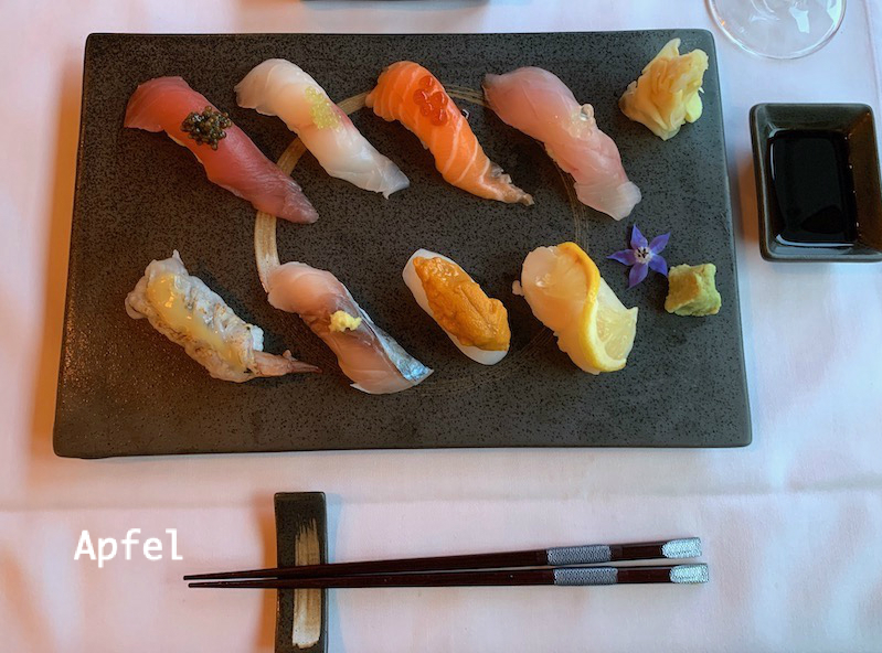 スイスで味わったお寿司コースディナー ♪ : スイスの街角から