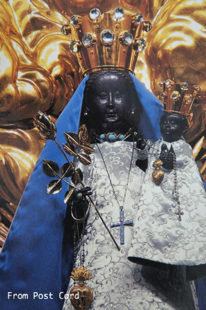 スイスアンティーク ♧ アインジーデルンの黒いマリア像 ♧ ブラックマドンナ アインジーデルン・黒いマリア像、スイスで最も有名なカトリック修道院