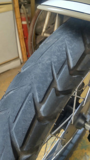 CT125ハンターカブ ダンロップD604タイヤ交換 : ADVな日記