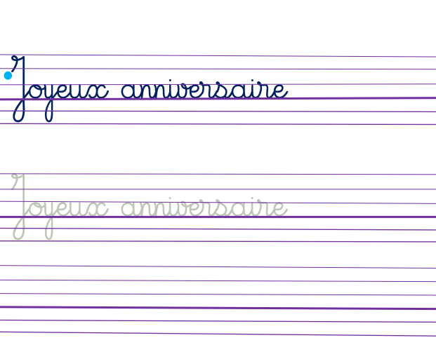 Sns でのフランス語の筆記体の連載 投稿 の行方 実と花のフランス語を移住先から