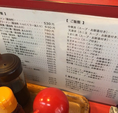 健楽メニュー