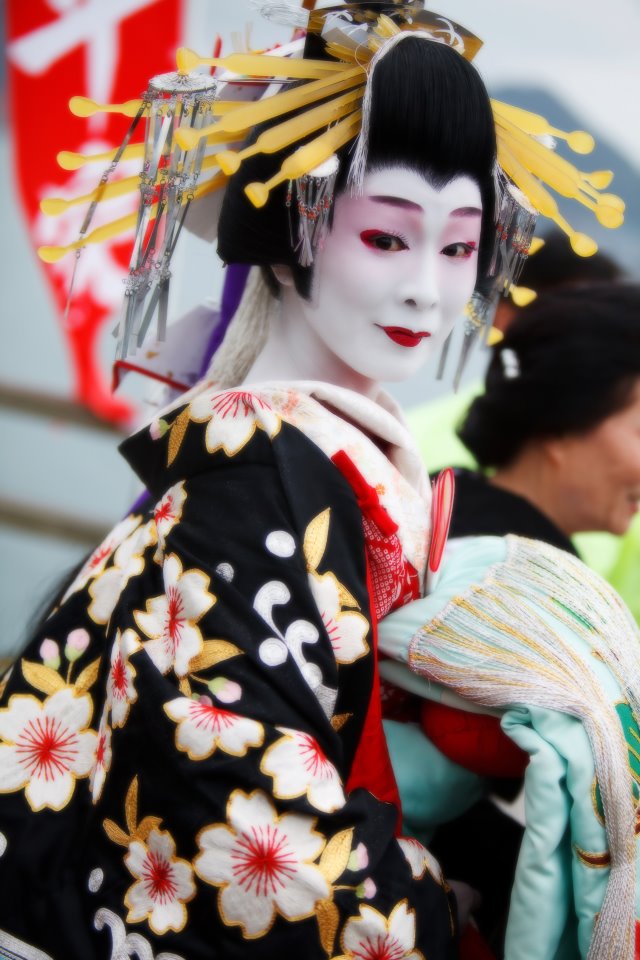 希少】【花魁】山口県下関市の先帝祭に纏わる伝統的な 上臈人形(日本