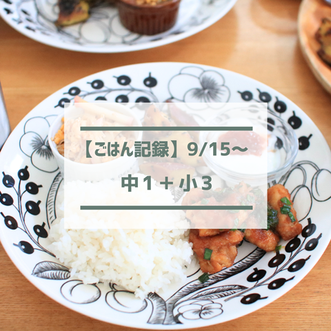 ごはん記録