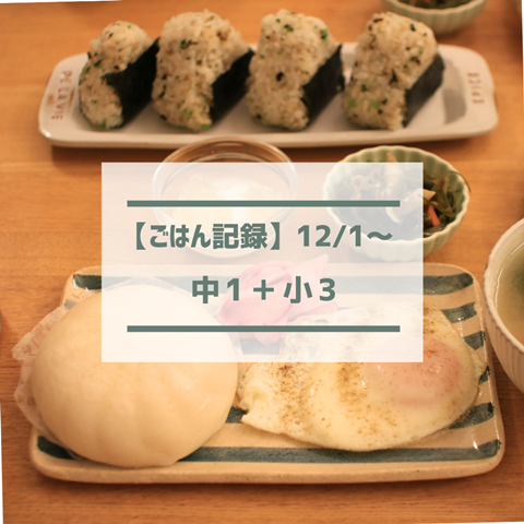 ごはん記録 (1)
