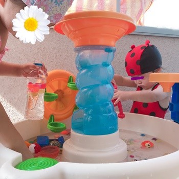 夏休み突入 ウォーターテーブルと流しそうめんは夏休みの救世主 えりゐのｅｖｅｒｙ ｄｉａｒｙ Powered By ライブドアブログ