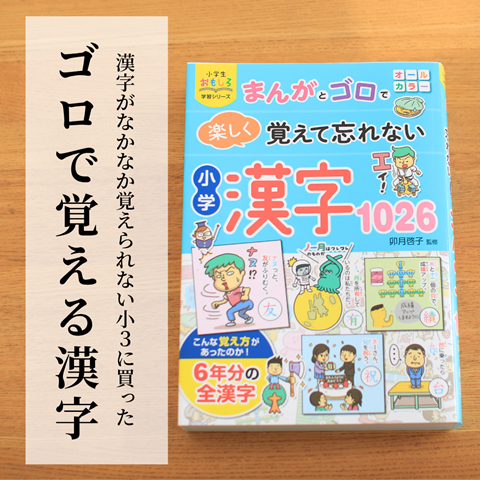 息子(小3)】漢字がなかなか覚えられない…お薦めしてもらった漢字の本
