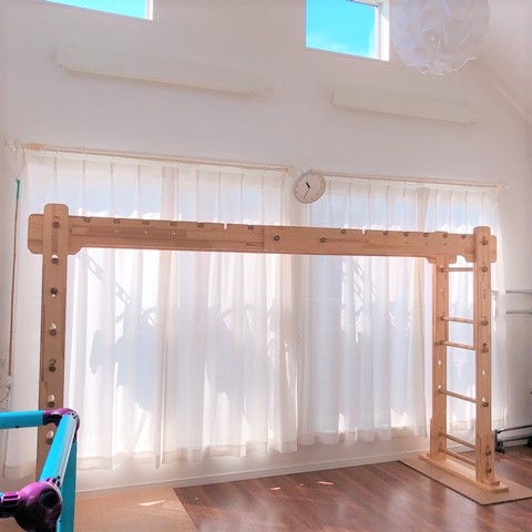 雲梯 うんてい 室内遊具 木製 折り畳め