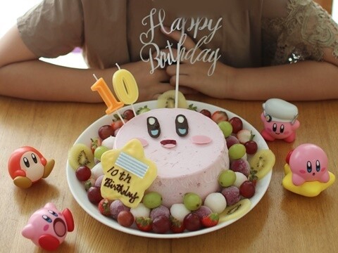 10歳の誕生会 ケーキ編 簡単 カービィ のアイスケーキを作りました えりゐのｅｖｅｒｙ ｄｉａｒｙ Powered By ライブドアブログ