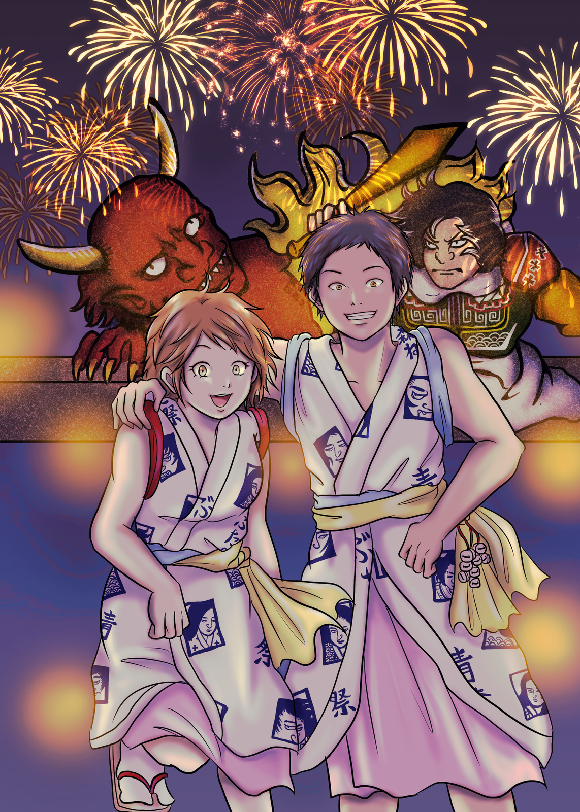 彼等の場合 夏イラスト置き場 エリンギポン酢の漫画ブログ