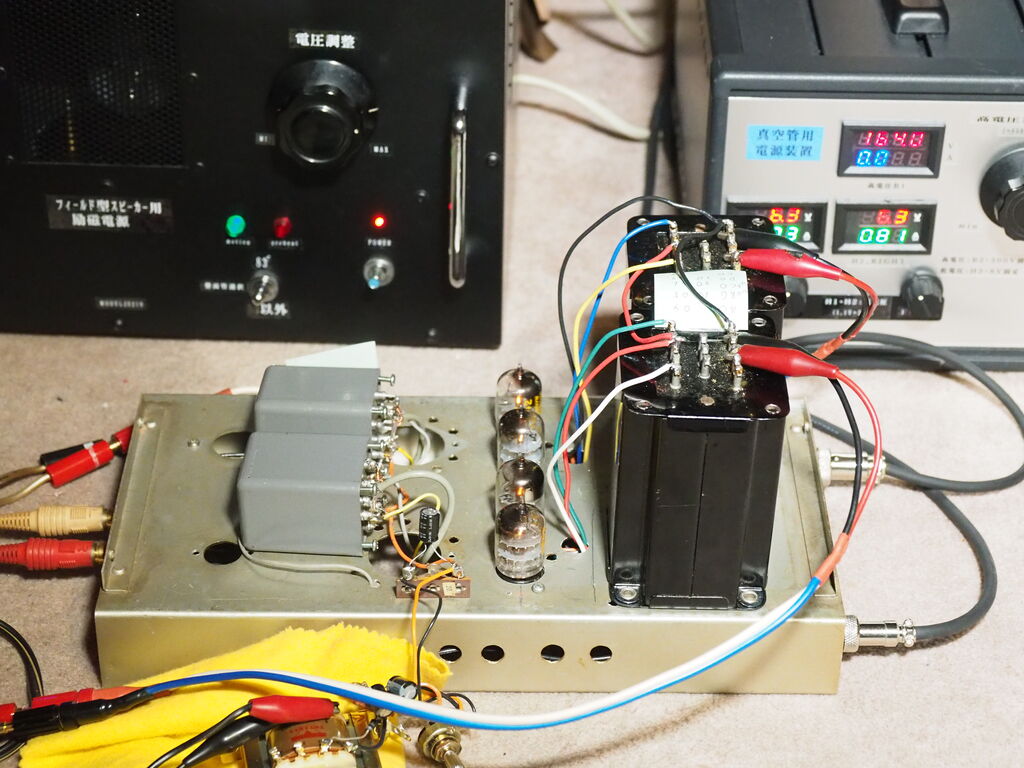 89 新 忠篤 氏・WE417A単段PPアンプの製作 : 我流オーディオ・他