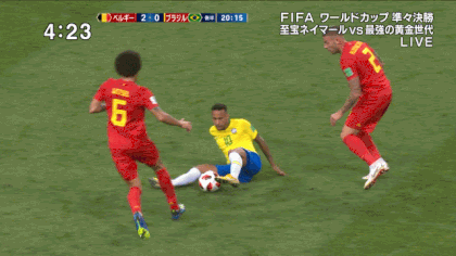GIF】ネイマールさん、渾身の演技？集がこちらｗｗｗｗｗ  スポキチ速報
