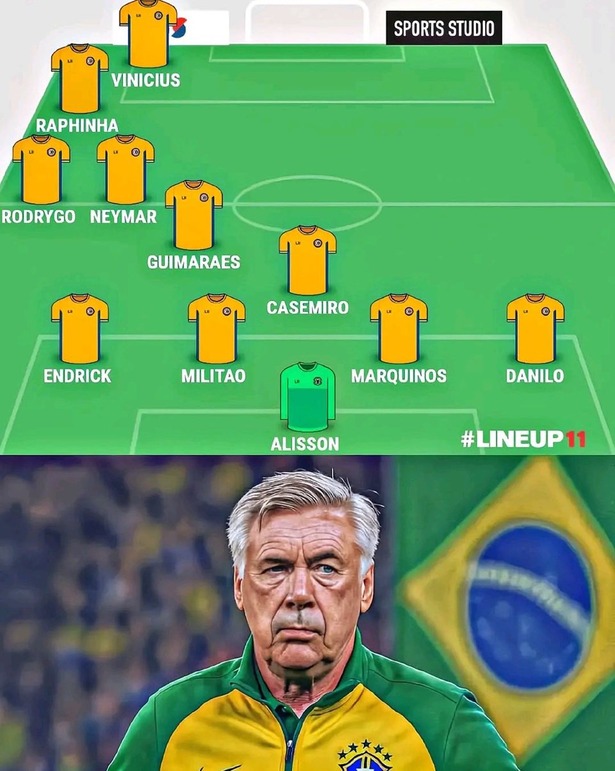 【朗報】アンチェロッティ監督が就任するブラジル代表が強すぎるwwwwwwwwwwwww