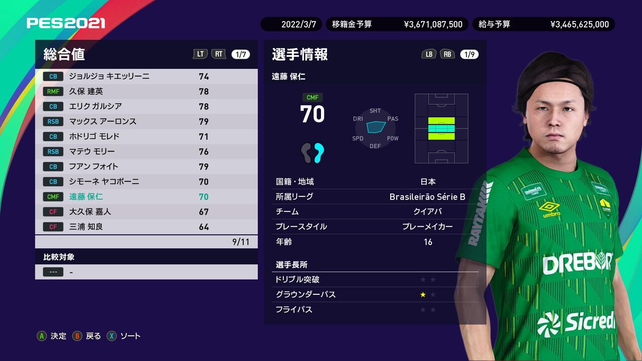悲報 ウイイレ キングカズ 遠藤保仁 中村憲剛の能力値ｗｗｗｗｗｗｗ スポキチ速報
