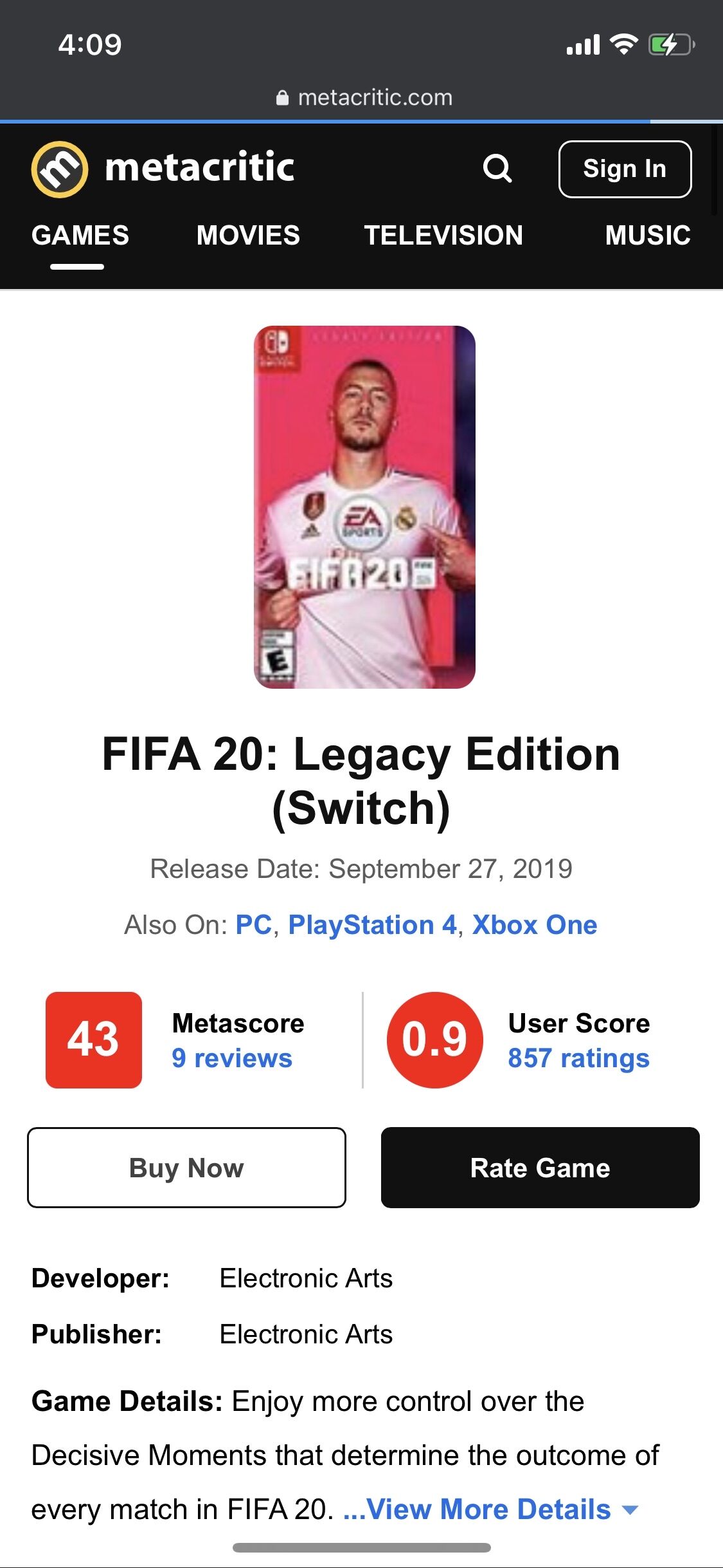 悲報 Fifa21 クソゲーオブザイヤーに輝いてもおかしくないwww スポキチ速報