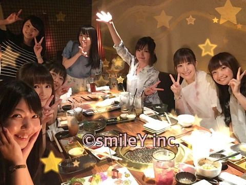 大坪由佳さんの誕生日祝いに来た声優wwwwwwwwww