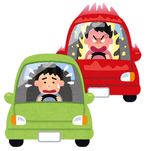 煽り運転し、トラックの前に割り込んで停車させた後に「なめてるのか。どこにいても捜し出して後悔させてやる」と脅した車カスを逮捕