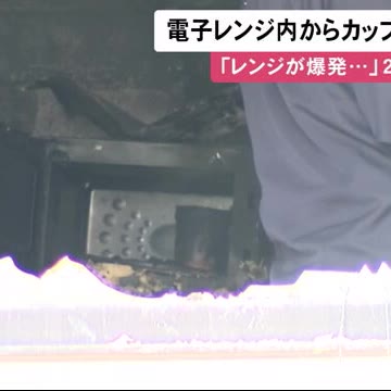 【悲報】女さん「電子レンジでカップラーメン作ると楽やろなあ」→爆発して母娘二人死亡