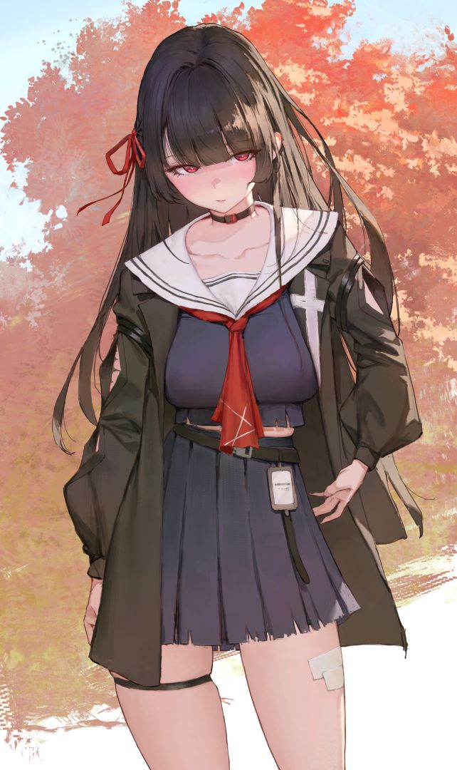 【黒髪】美しく艷やかな黒髪美少女画像まとめた　その20【二次画像】