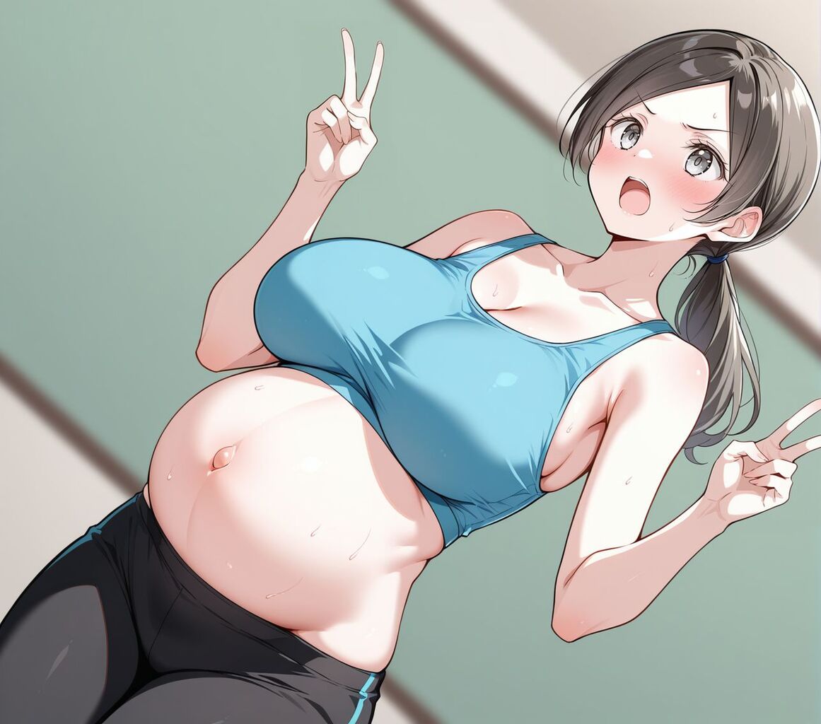 【ボテ腹】みんなの持ってるボテ腹エロ画像貼ってけ　その2【二次画像】のトップ画像