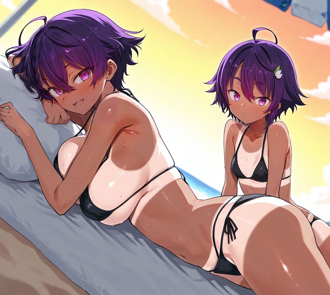 【日焼け】目に焼き付く日焼け美少女の画像まとめ　その17【二次画像】