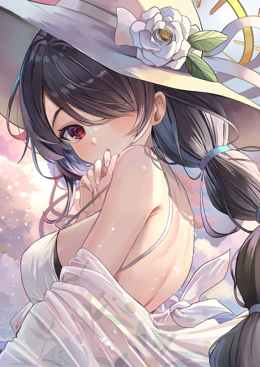 【黒髪】美しく艷やかな黒髪美少女画像まとめた　その15【二次画像】