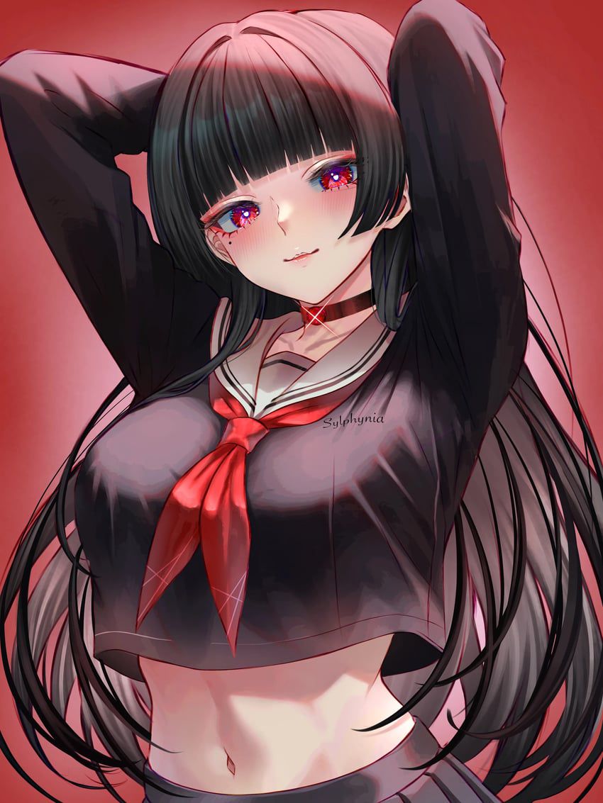【黒髪】美しく艷やかな黒髪美少女画像まとめた　その21【二次画像】