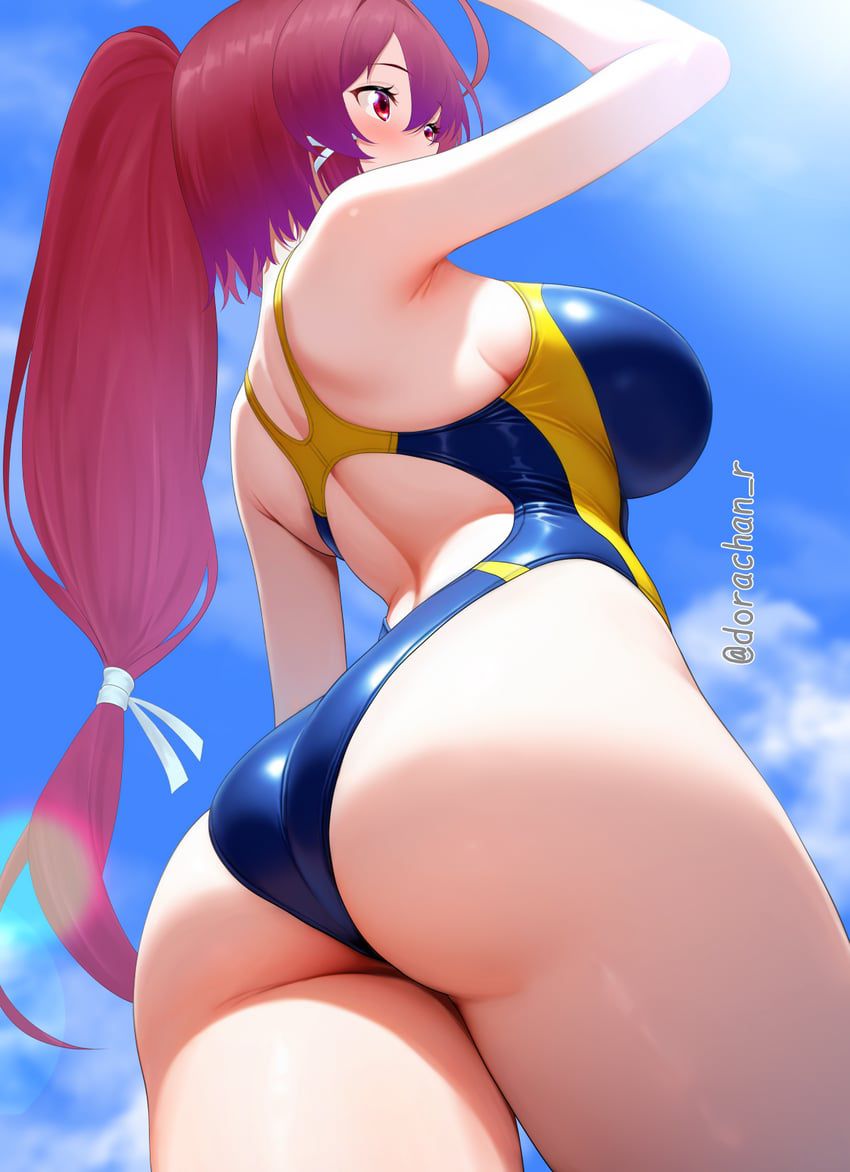 【ローアングル】見上げる視点なら何でもエロくなるか検証するスレ　その13【二次画像】のトップ画像