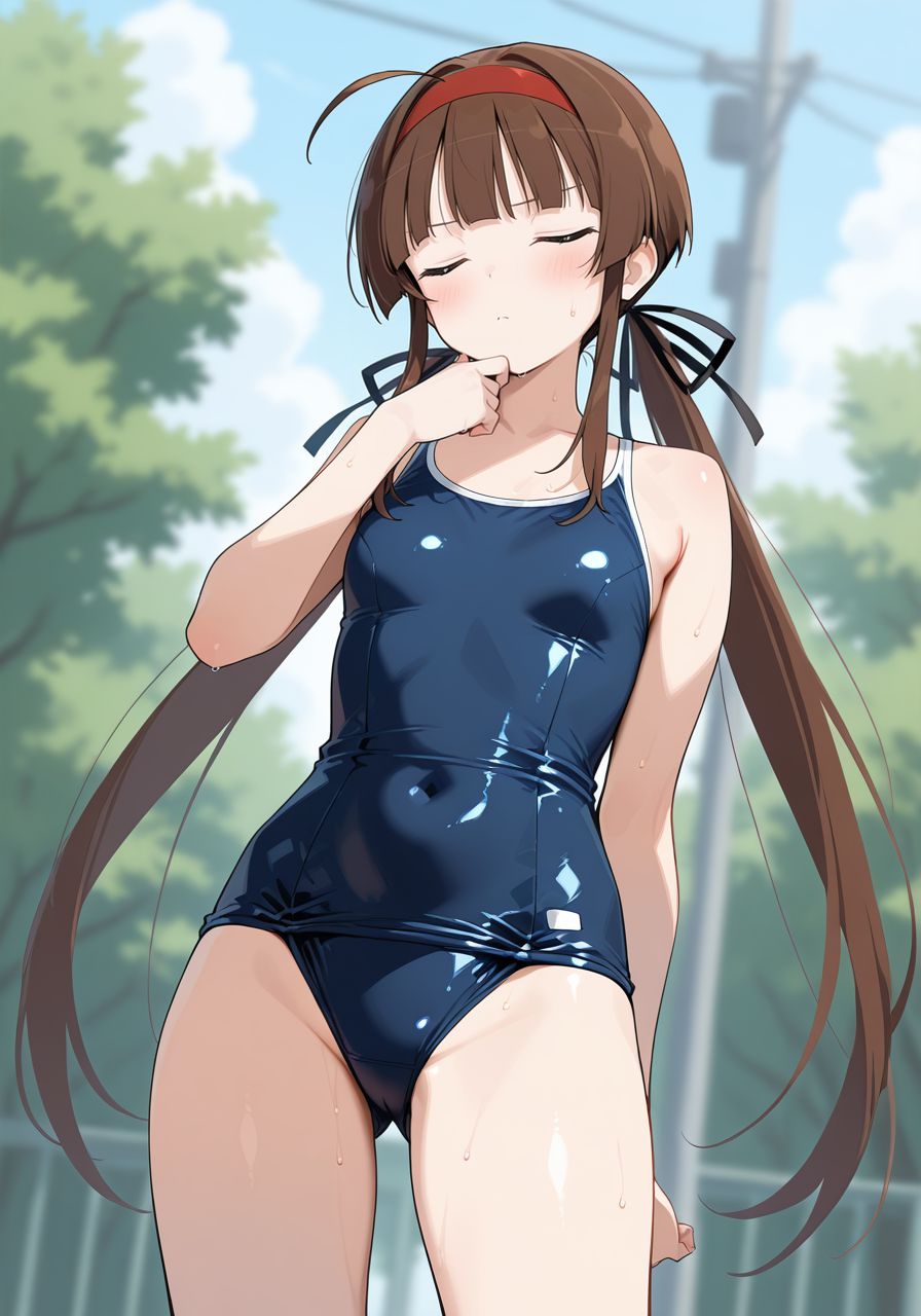 【スク水】あの日、もっと見ておけばよかったスク水画像がこちら&hellip;　その14【二次画像】