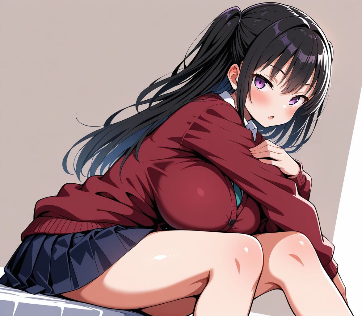 【黒髪】美しく艷やかな黒髪美少女画像まとめた　その26【二次画像】
