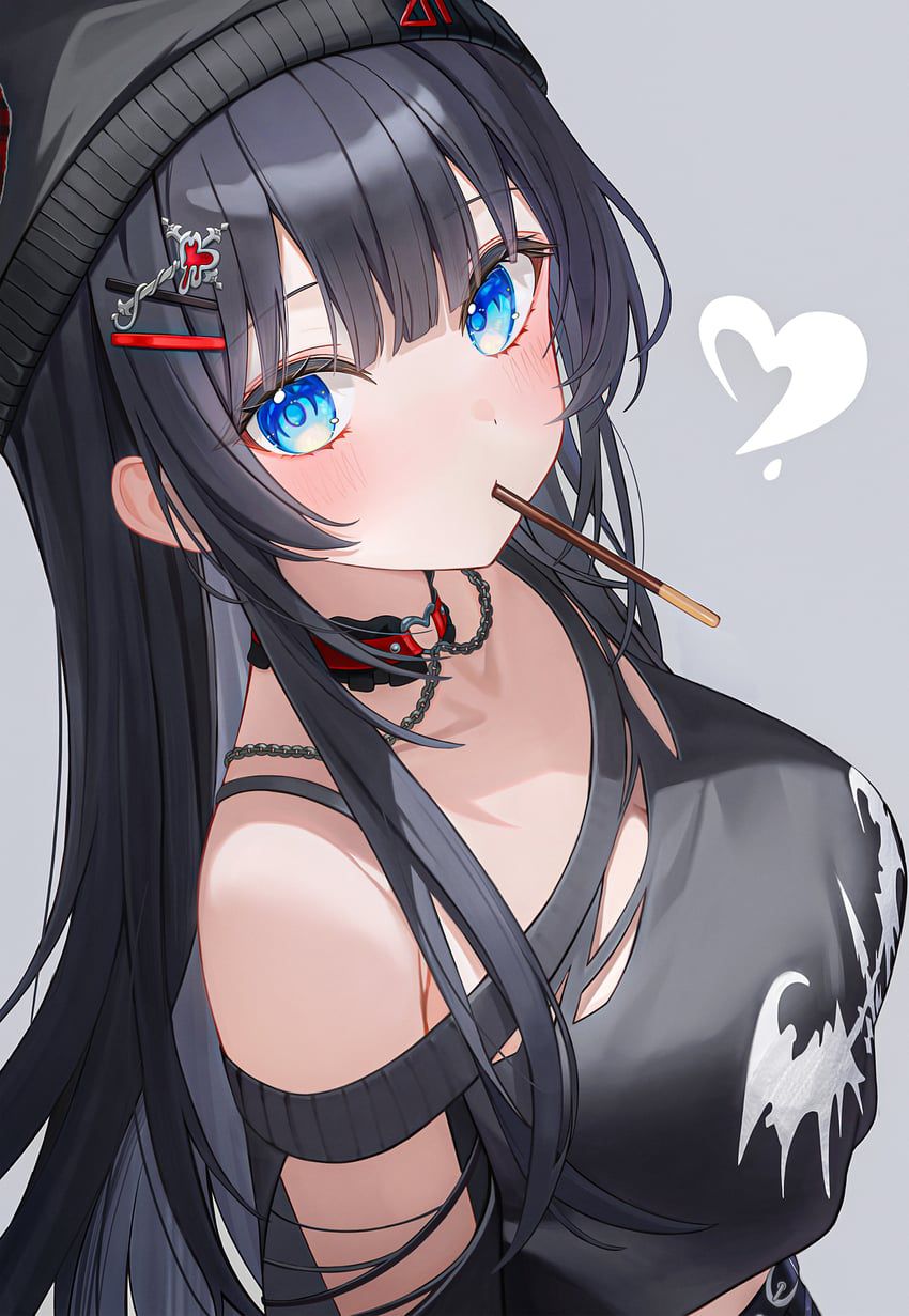 【黒髪】美しく艷やかな黒髪美少女画像まとめた　その23【二次画像】