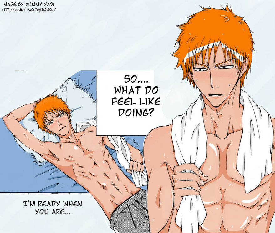 Bl Bleach ブリーチ の黒崎一護二次ホモエロ画像集めました Part12 2次元 エッチなイケメン