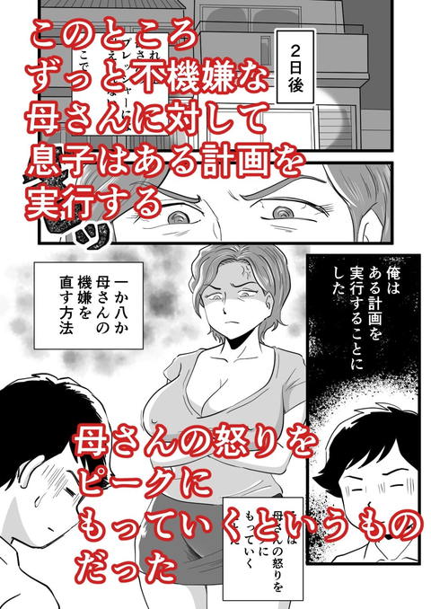 機嫌の悪い母を幸福にさせた息子-002