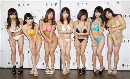 【グラビア】巨乳グラドルオーディション 目標は合計1000センチ超え