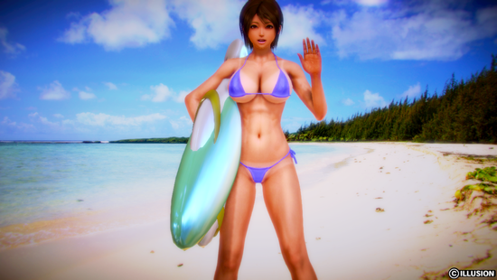 マイクロビキニ+サーフボード (1)